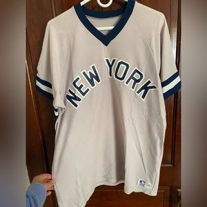Vintage New York Yankees Jersey Shirt 80s